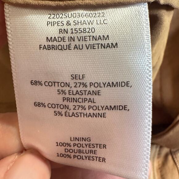 Veronica Beard Size 4 Mahary Khaki Paperbag High Rise Pants Tie Belt *Read - Picture 14 of 15